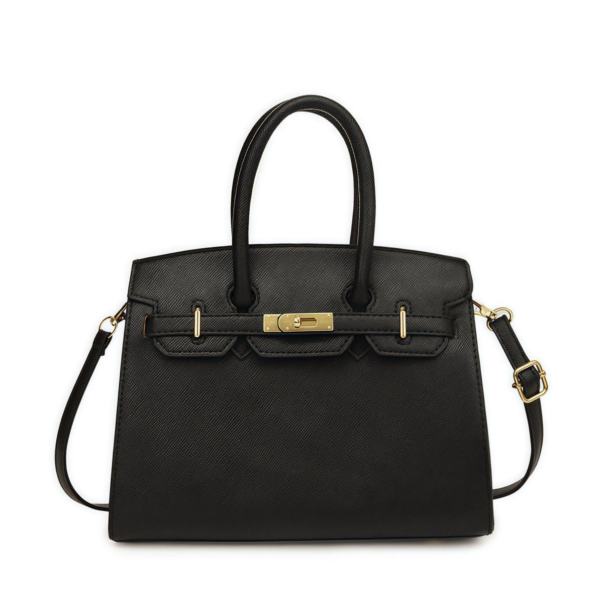 Elegante Velnoir™ Classique Montaigne Handtasche Kunstleder Damen Schultertasche Organizer