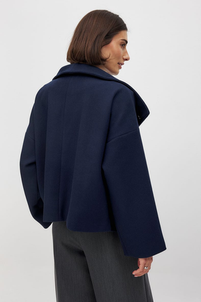 Schicker zweireihiger Cenro Kurzmantel für Damen in modernen Farben