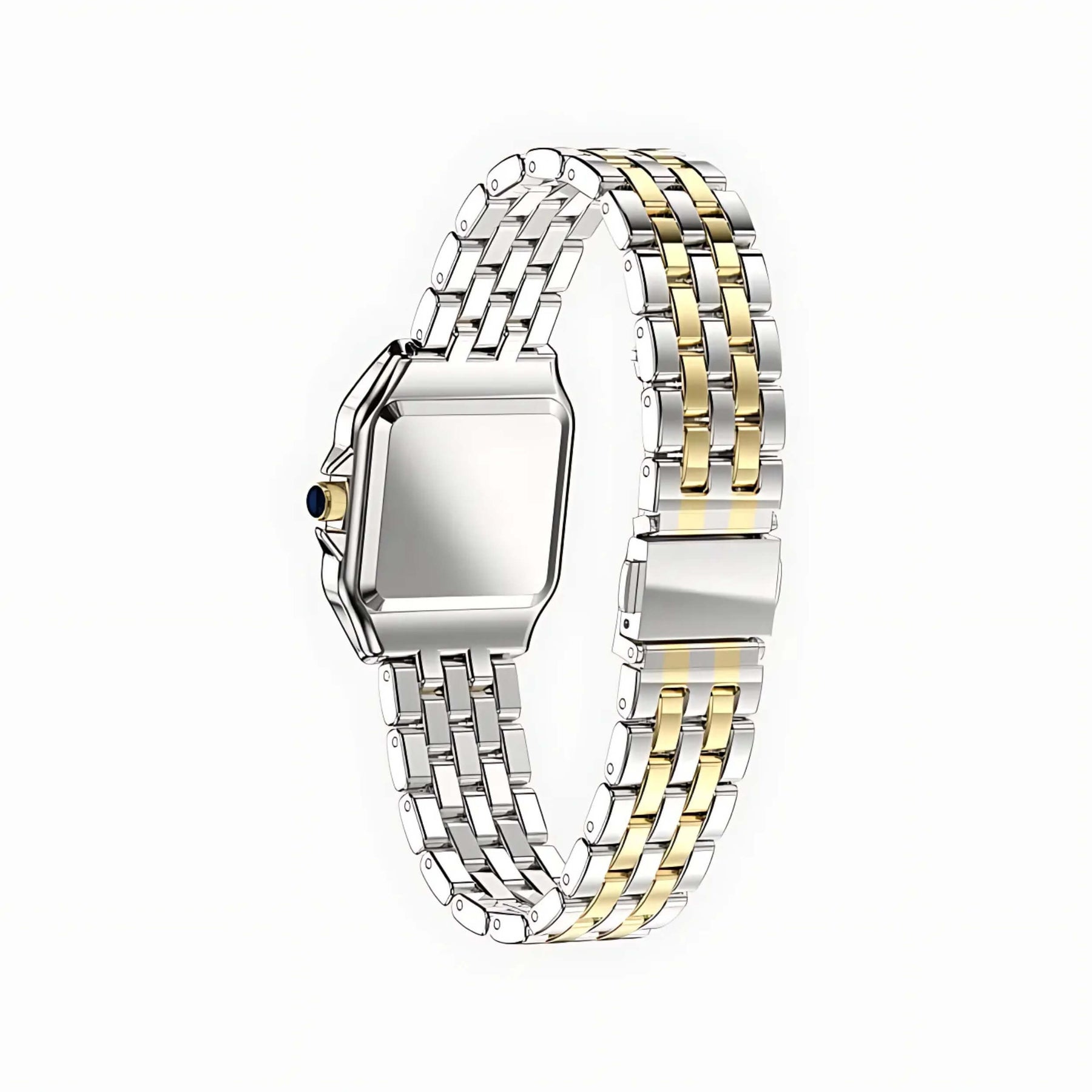 VILMARIE Lumière elegante Edelstahl Armbanduhr für Damen in Gold