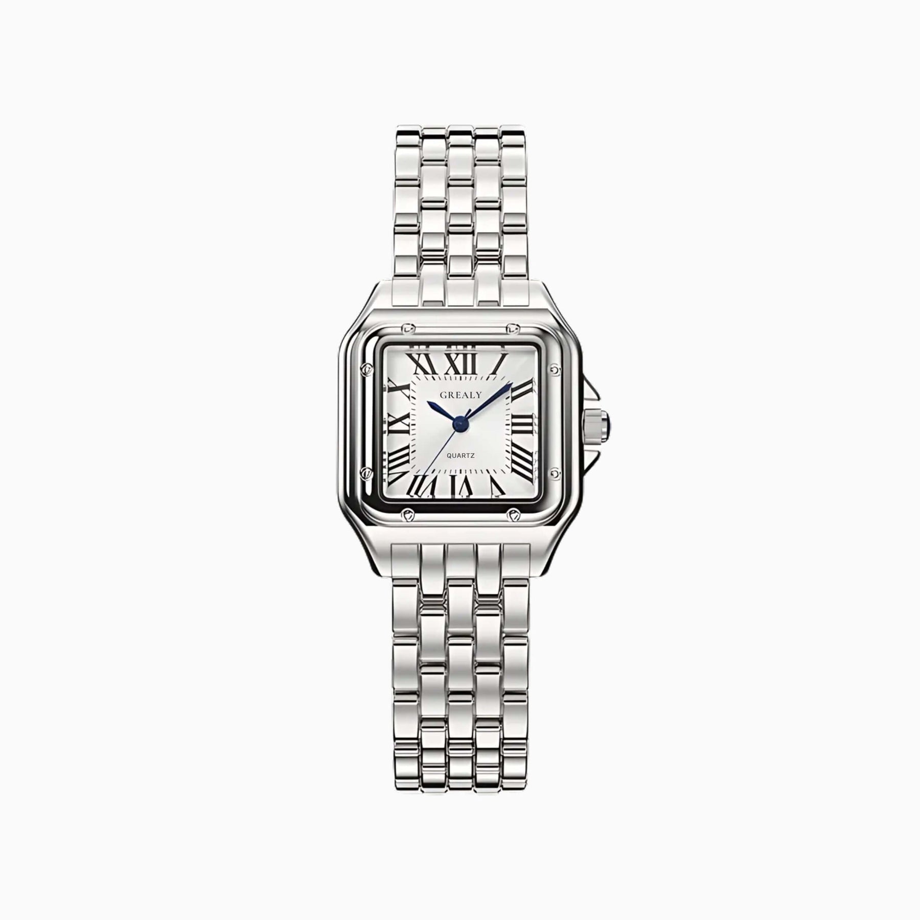 VILMARIE Lumière elegante Edelstahl Armbanduhr für Damen in Gold