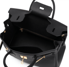 Elegante Velnoir™ Classique Montaigne Handtasche Kunstleder Damen Schultertasche Organizer