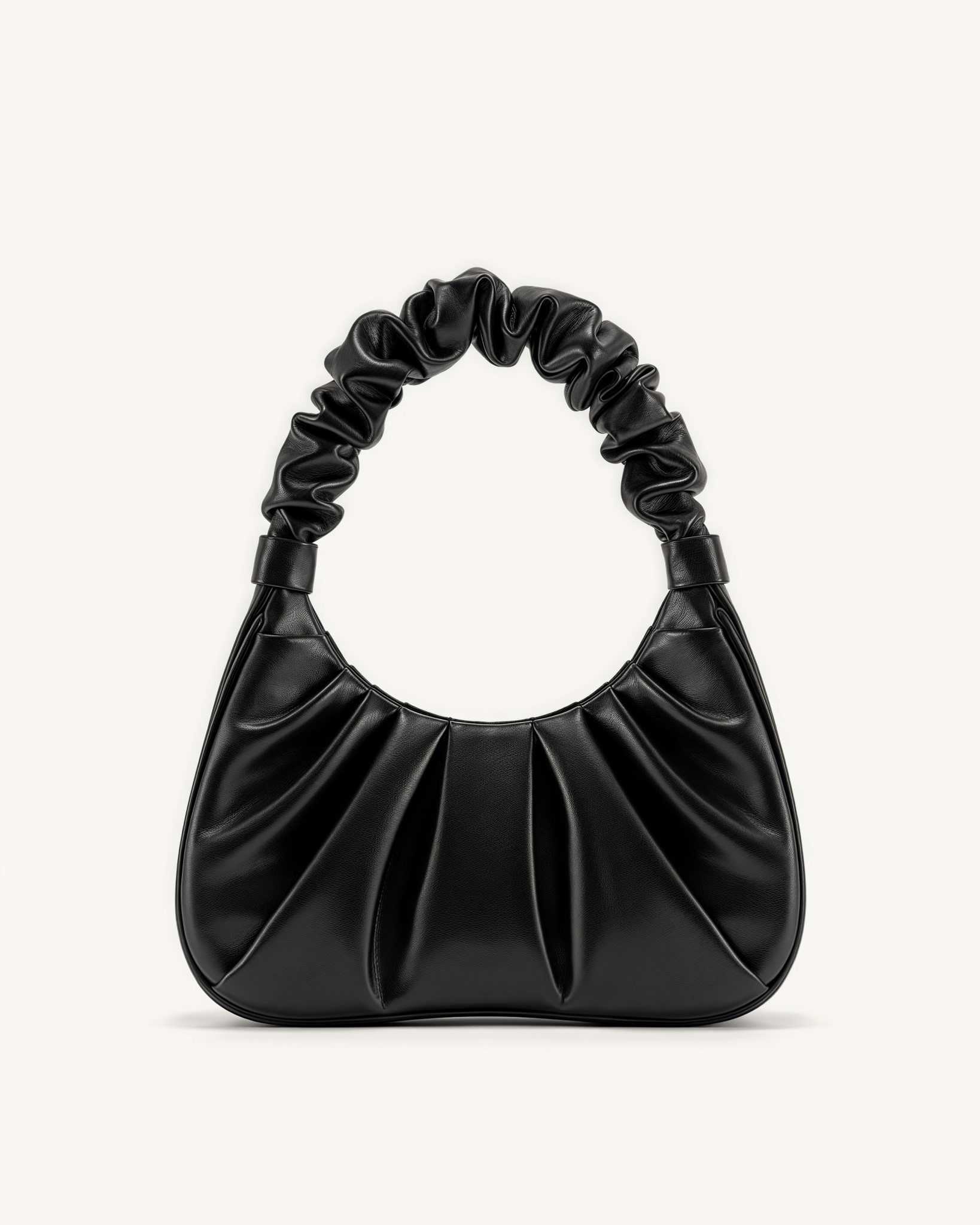 Elegante Pliée Douce Kunstleder Schultertasche: Kompakt, Weich & Formstabil für Damen