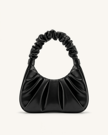 Elegante Pliée Douce Kunstleder Schultertasche: Kompakt, Weich & Formstabil für Damen