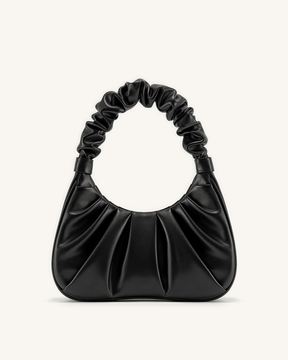 Elegante Pliée Douce Kunstleder Schultertasche: Kompakt, Weich & Formstabil für Damen
